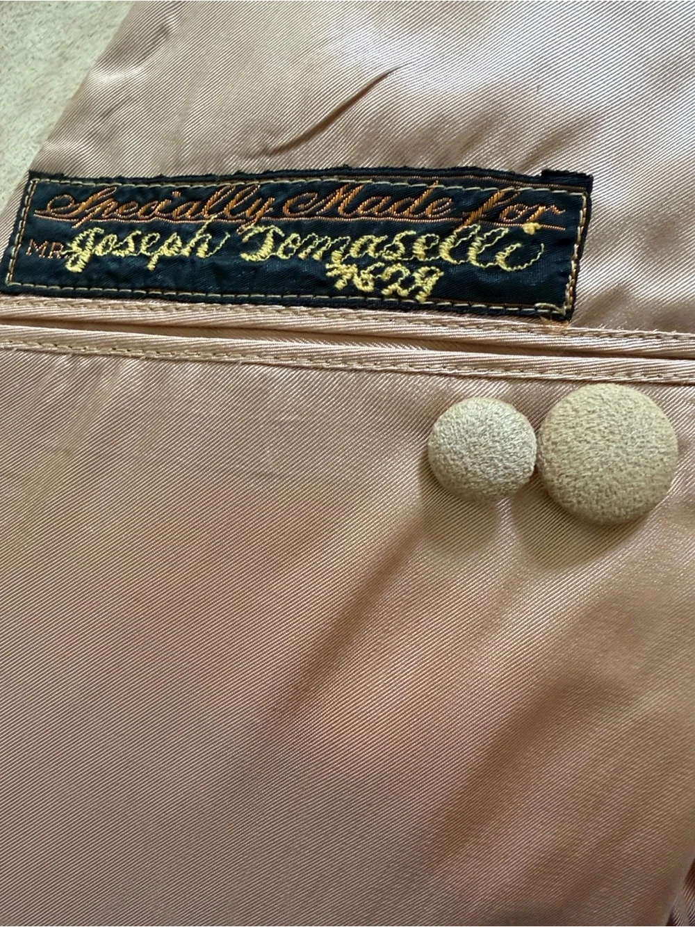 VTG Hand-Tailored Genuine Suede Early 70’s Sport Coat Kismet Inc. Hong Kong 42L